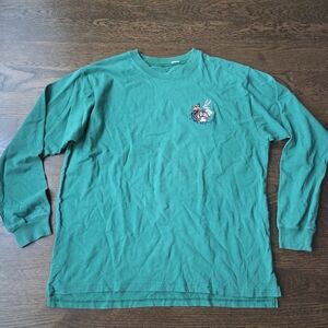 Warner Bros.Looney Tunes Green T- Shirt with Embroidered Logo Sz.XXL(no SizeTag)